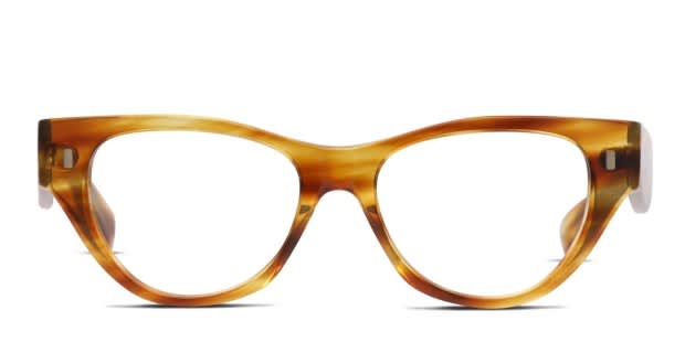 Celine CL50012I Tortoise Yellow Eyeglasses Includes FREE Rx Lenses
