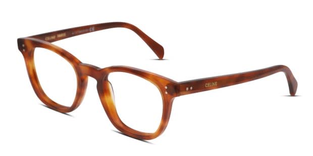 Celine CL50032I Tortoise/Orange Eyeglasses | Includes FREE Rx Lenses
