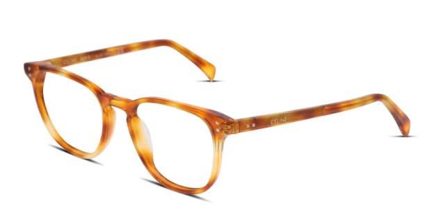 Celine CL50046I Tortoise/Yellow Eyeglasses | Includes FREE Rx Lenses