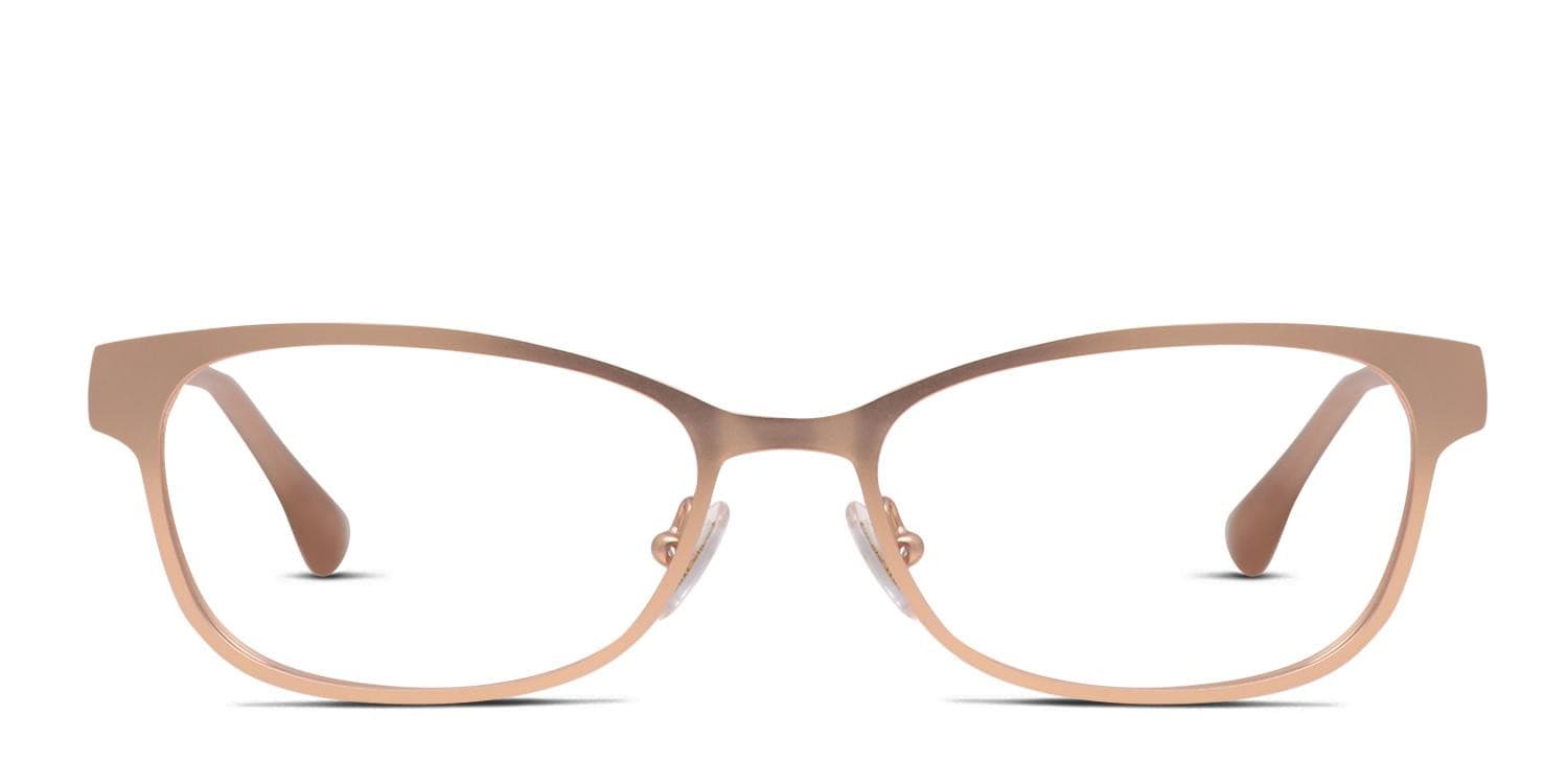 JIMMY CHOO 長方形フレムメカネ JC203 VZH Jimmy Choo JC203 Rose Gold Eyeglasses | Includes FREE Rx Lenses