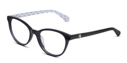 Kate Spade Gela Blue/Black glasses - Blue / Black - Angle View