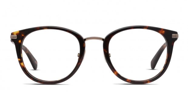 Kate Spade Briella Tortoise Eyeglasses | Includes FREE Rx Lenses Kate Spade round tortoise shell glasses display picture 1