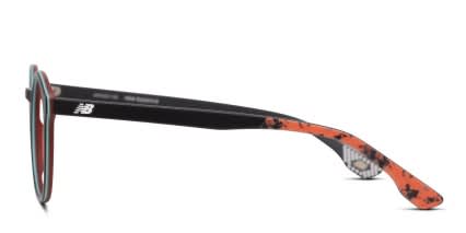 New Balance NB4071 Matte Black glasses - Matte Black - Side View