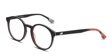 New Balance NB4071 Matte Black glasses - Matte Black - Angle View