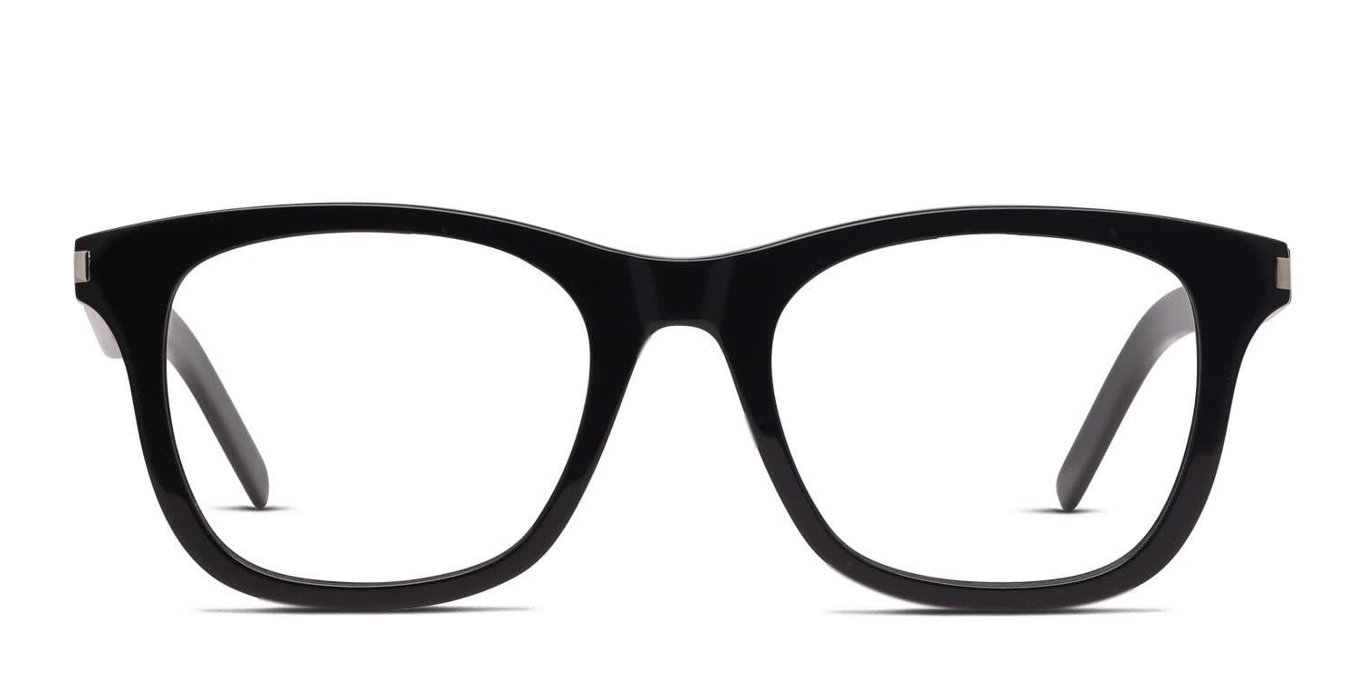 saint laulent 2015s/s クラヴァット　黒＋赤 Saint Laurent SL M136 Sunglasses 001 Shiny Black - eye-oo.com
