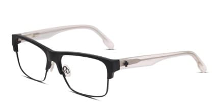 Spy Brody 50/50 Black/Clear glasses - Black / Clear - Angle View