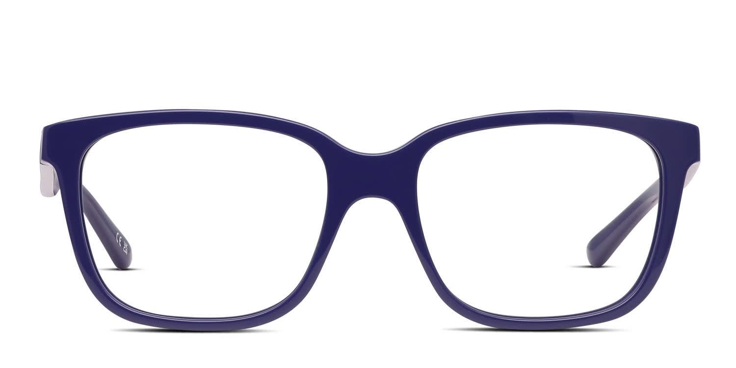 Balenciaga BB0078O Blue glasses - Blue - Frontal View