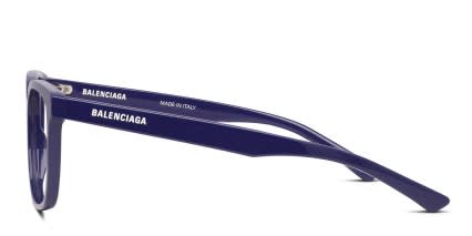 Balenciaga BB0078O Blue glasses - Blue - Side View