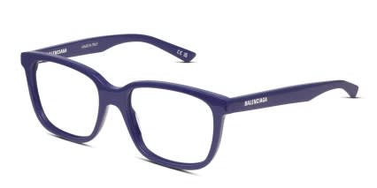 Balenciaga BB0078O Blue glasses - Blue - Angle View
