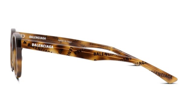 Balenciaga BB0079O Brown, Tortoise Prescription Eyeglasses