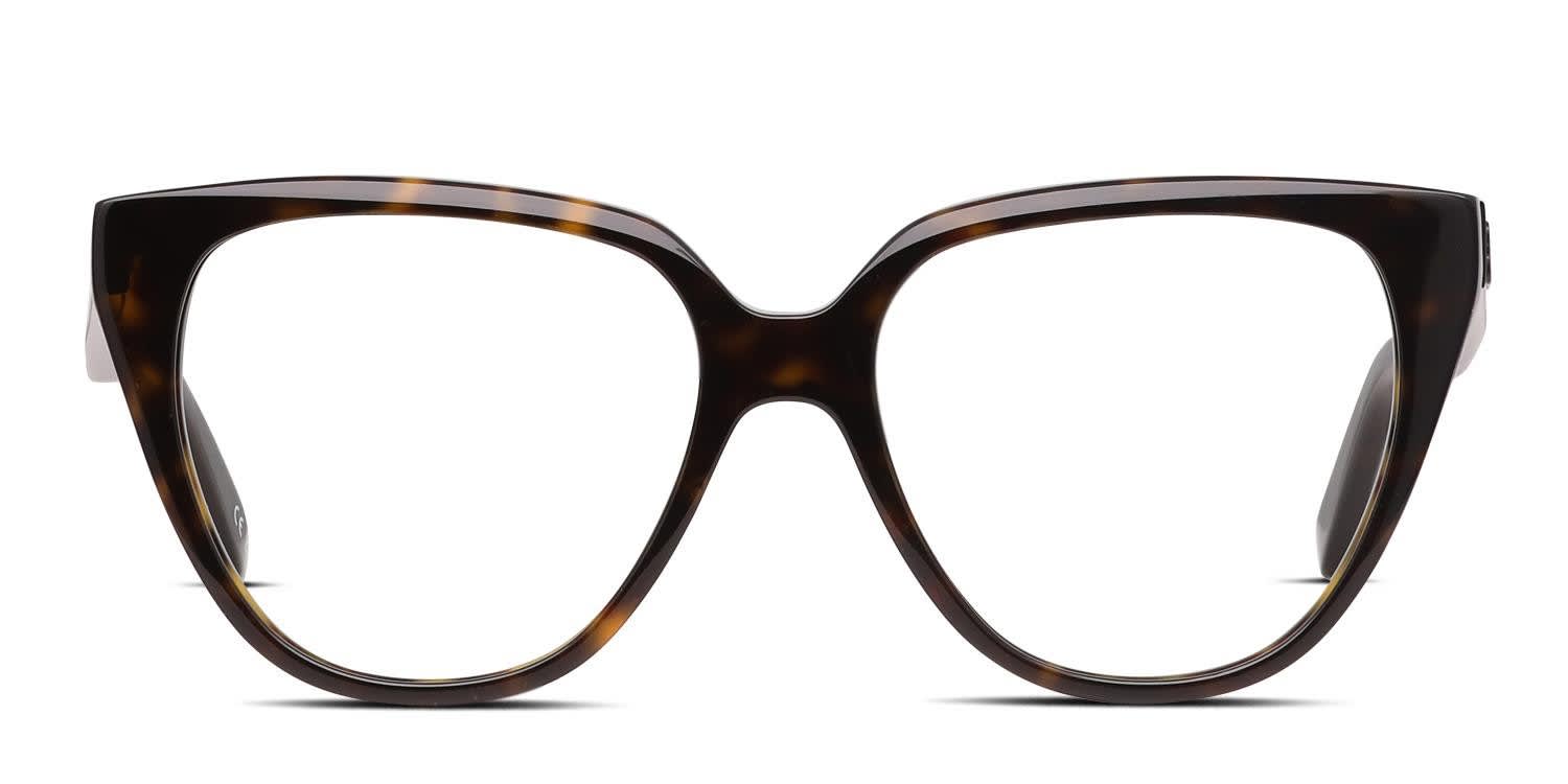 Balenciaga BB0129O Brown, Tortoise glasses - Brown / Tortoise - Frontal View