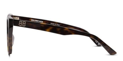 Balenciaga BB0129O Brown, Tortoise glasses - Brown / Tortoise - Side View