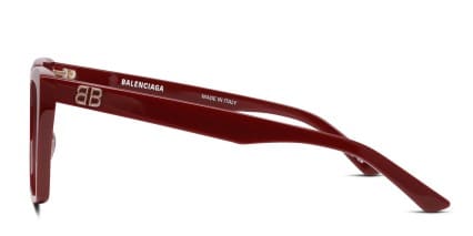 Balenciaga BB0130O Red glasses - Red - Side View