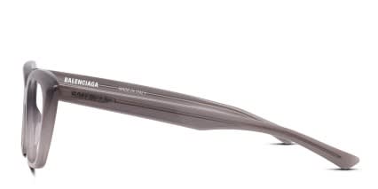Balenciaga BB0219O Gray glasses - Gray - Side View