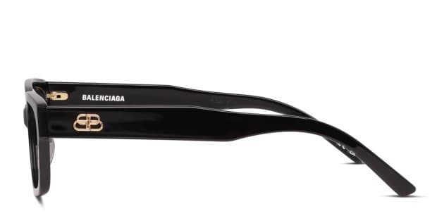 Balenciaga BB0065O Shiny Black Prescription Eyeglasses