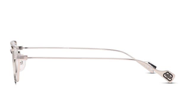 Balenciaga BB0091O Silver Prescription Eyeglasses
