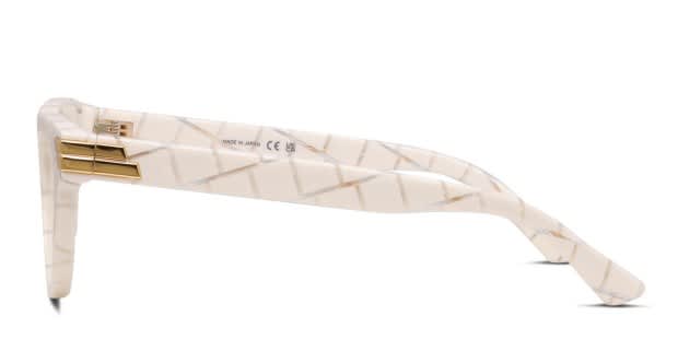BOTTEGA VENETA キャットアイクラス BV1106O 003 Bottega Veneta BV1106O White Prescription Eyeglasses