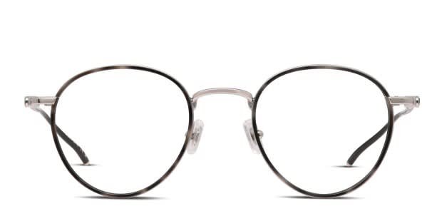 Mont Blanc MB0162O Tortoise, Gray, Silver Prescription Eyeglasses