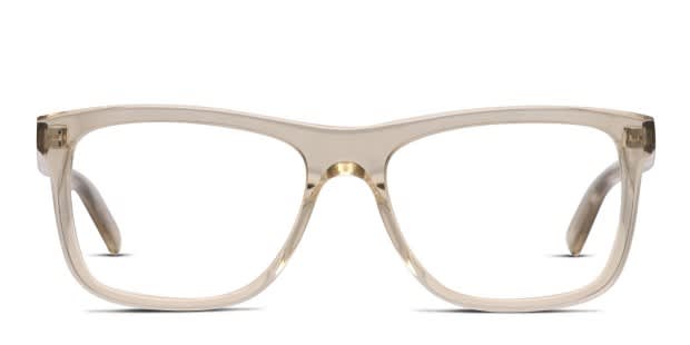 最新 Saint Laurent SL 481 Beige, Clear Prescription Eyeglasses ブーツ