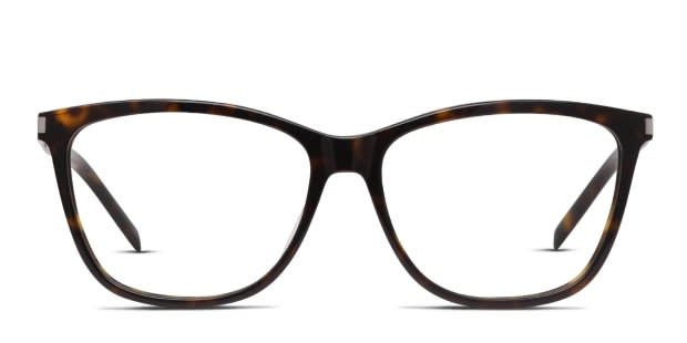 Saint Laurent Dark Brown Eyeglasses Saint Laurent SL 822 OPT 002 Dark Havana Glasses - eye-oo.com main image 4