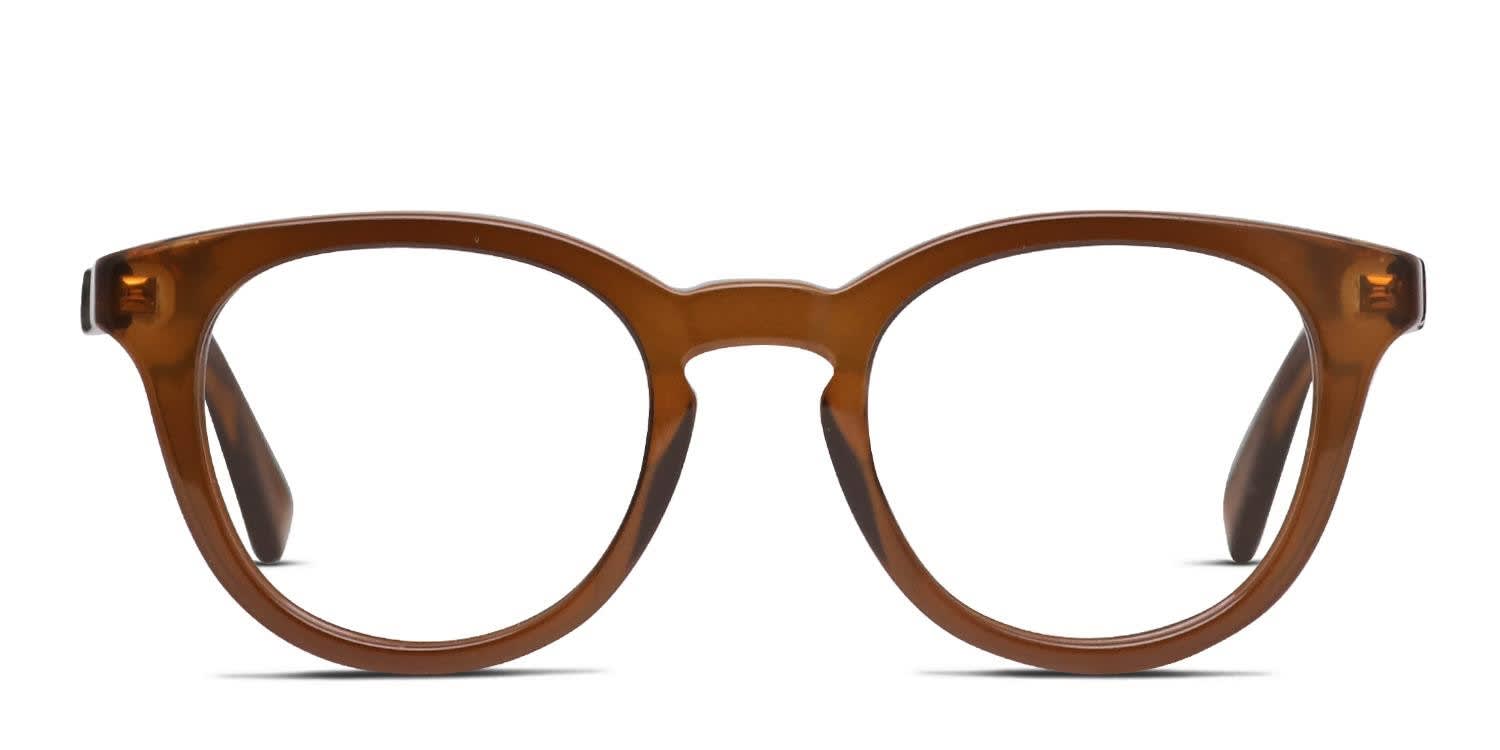 Gucci Brown Round Optical Glasses with Gold-Trim Case Amazon.com: Gucci Round/Oval Sunglasses Havana Gold Brown  main image 3