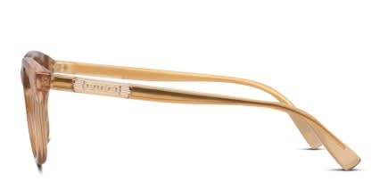 Gucci GG0937O Orange, Clear glasses - Orange / Clear - Side View