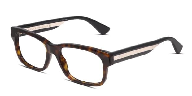 Gucci GG0343O Tortoise Prescription Eyeglasses