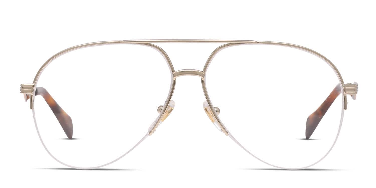 Gucci GG0971O Gold Prescription Eyeglasses