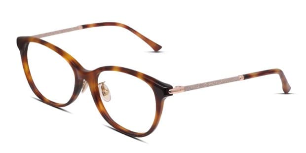 Jimmy Choo JC323/G Tortoise Eyeglasses | Includes FREE Rx Lenses