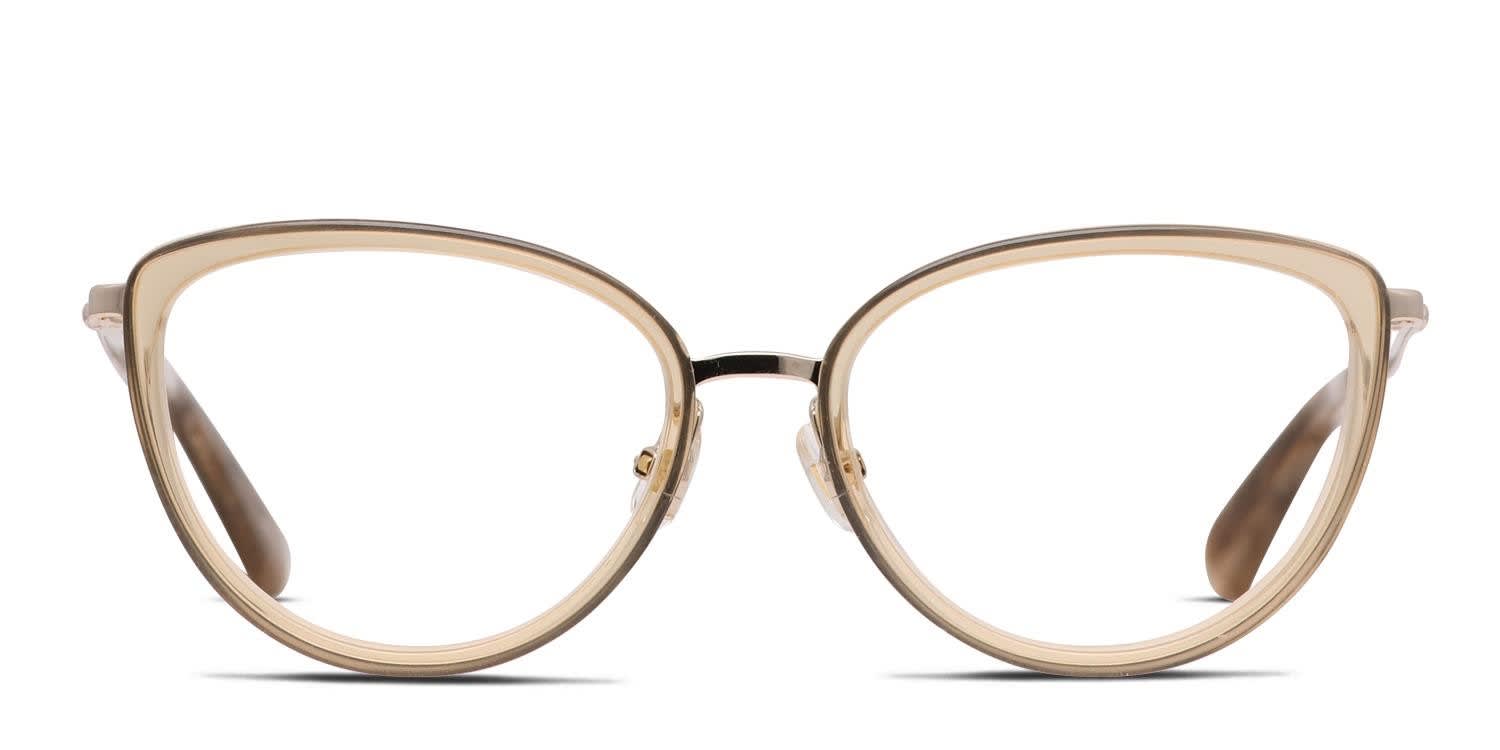 Kate Spade Audri/G Beige, Gold Eyeglasses | Includes FREE Rx Lenses