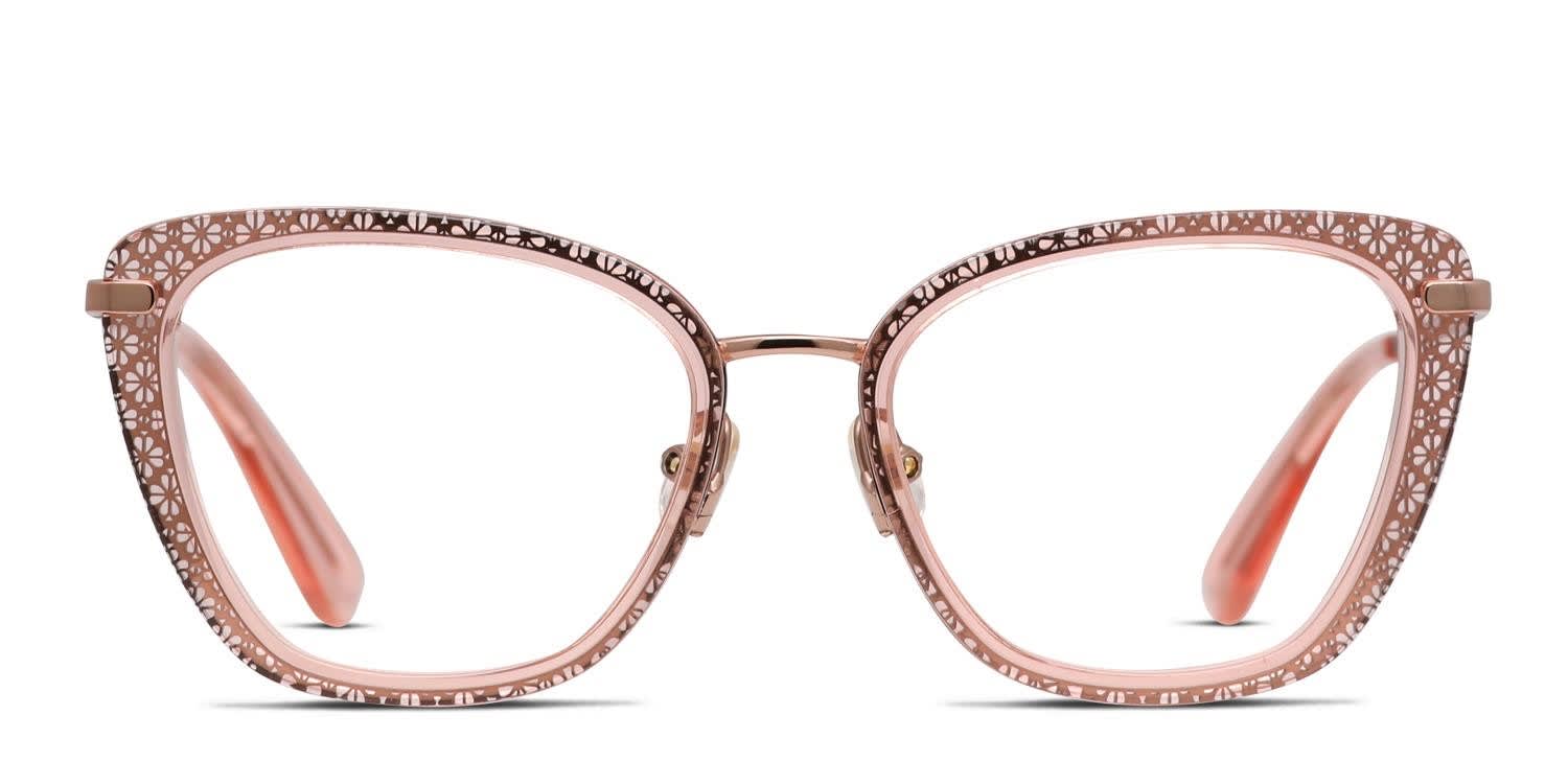 Kate Spade Madeira/G Pink, Gold Eyeglasses | Includes FREE Rx Lenses