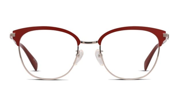 メロジョイ Moschino MOS523/F Red, Gold Eyeglasses | Includes FREE Rx Lenses