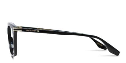 Marc Jacobs Marc 570 Shiny Black glasses - Shiny Black - Side View