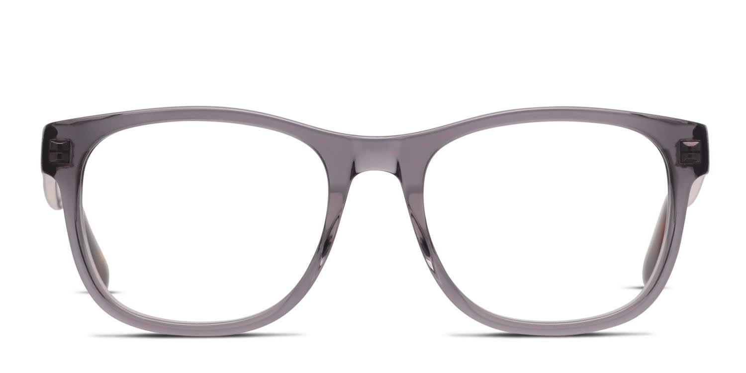 Gucci GG0004ON Gray, Clear Eyeglasses | Includes FREE Rx Lenses