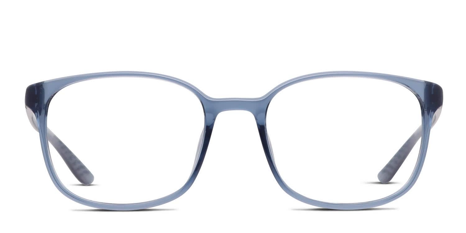 Nike 7026 Blue, Clear Eyeglasses | Includes FREE Rx Lenses