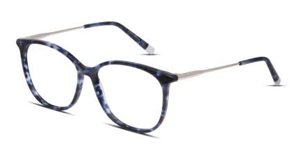 Calvin Klein CK5462 Blue, Tortoise glasses - Blue / Tortoise - Angle View