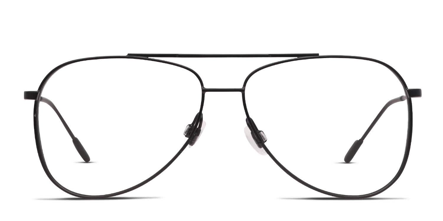 Calvin Klein CK21100 Matte Black glasses - Matte Black - Frontal View