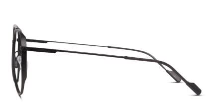 Calvin Klein CK21100 Matte Black glasses - Matte Black - Side View