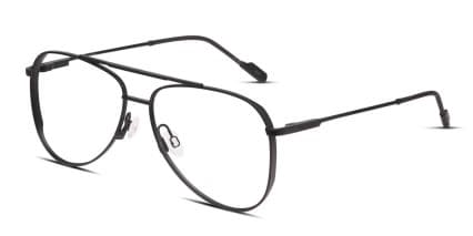 Calvin Klein CK21100 Matte Black glasses - Matte Black - Angle View