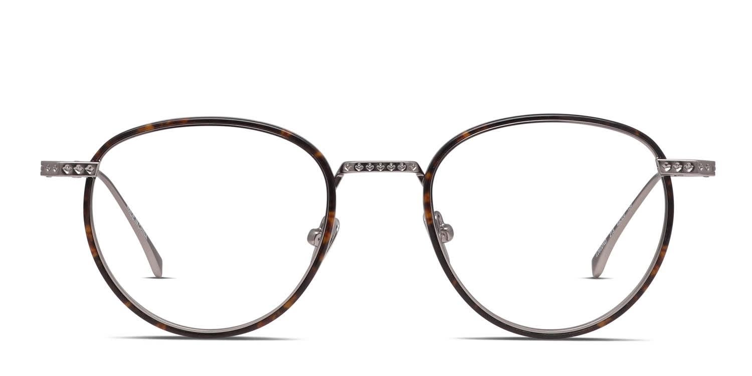 Lacoste L2602ND Tortoise, Silver Prescription Eyeglasses