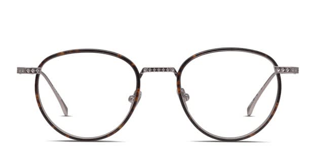 Lacoste L2602ND Tortoise, Silver Prescription Eyeglasses