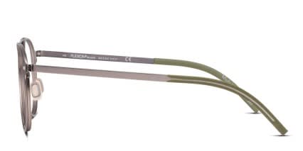 Flexon B2028 Gunmetal glasses - Gunmetal - Side View
