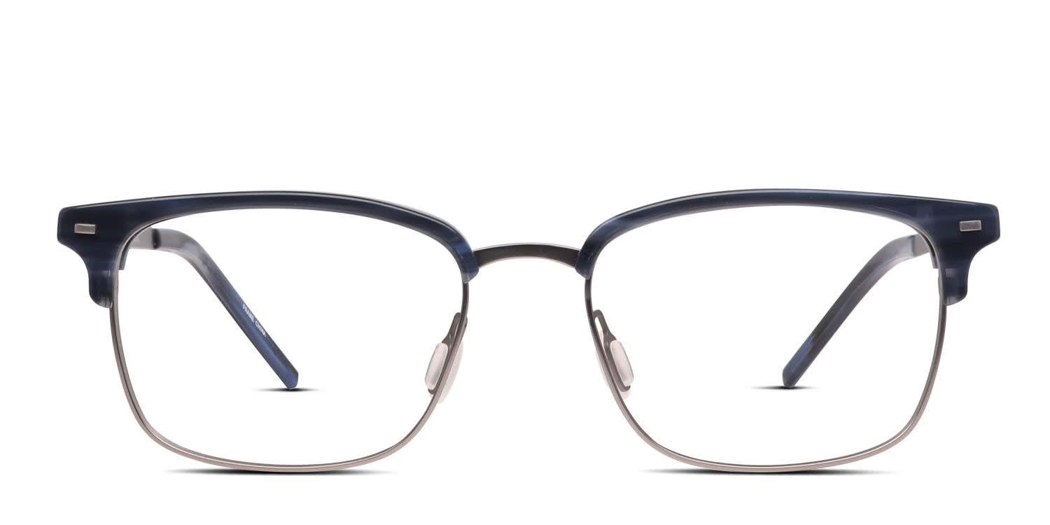 Flexon B2022 Blue, Gunmetal glasses - Blue / Gunmetal - Frontal View