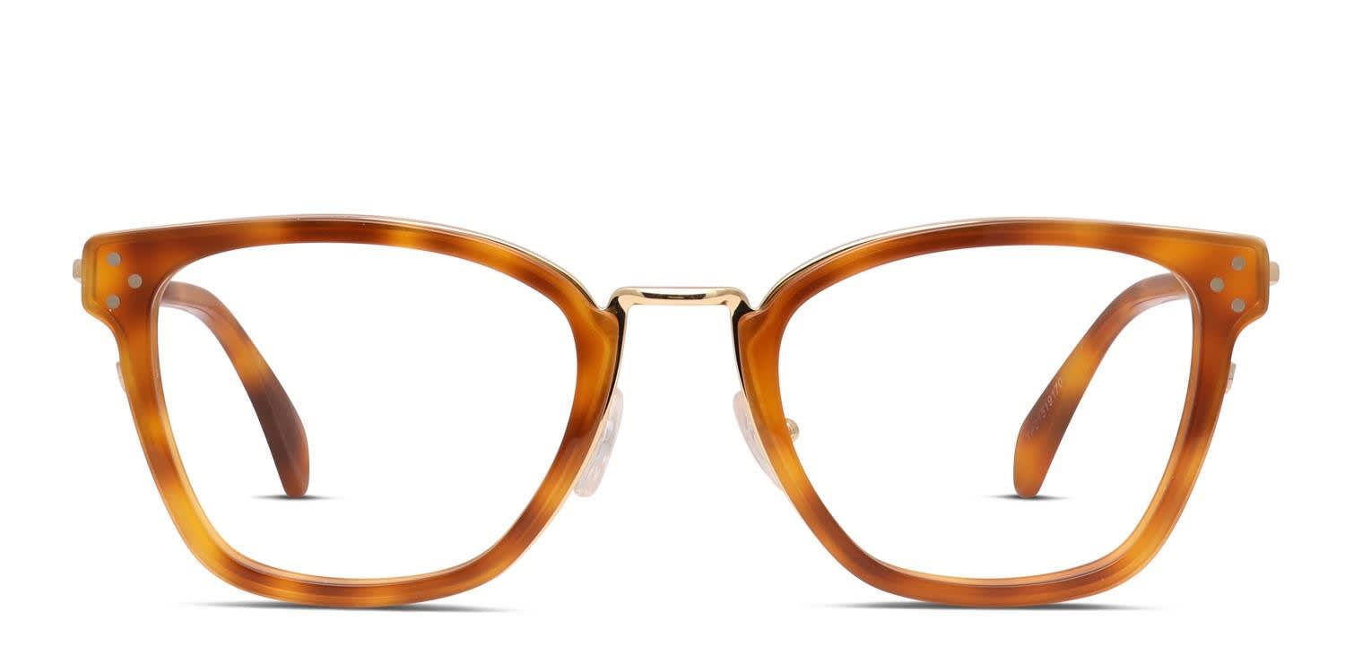 Celine CL50002U Tortoise, Orange, Gold Prescription Eyeglasses