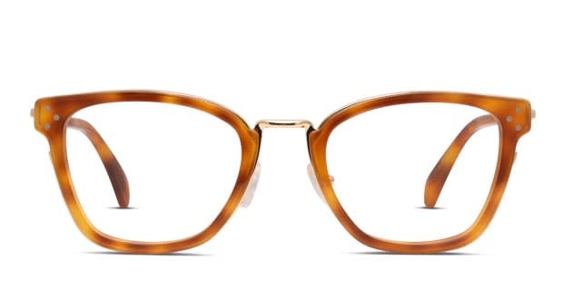 Celine CL50002U Tortoise, Orange, Gold Prescription Eyeglasses