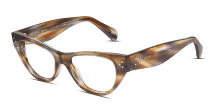 Celine CL50040I Brown, Gray glasses - Brown / Gray - Angle View