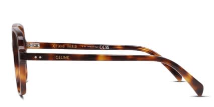 Celine CL50076I Brown, Tortoise glasses - Brown / Tortoise - Side View