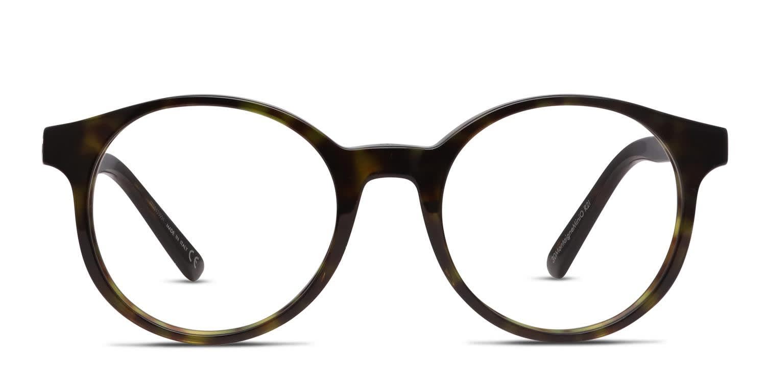 Dior 30MontaigneMiniO R2I Tortoise, Green Prescription Eyeglasses