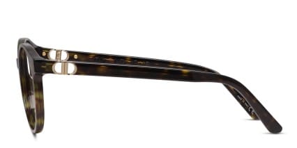 Dior 30MontaigneMiniO R2I Tortoise, Green glasses - Tortoise - Side View