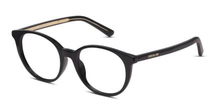 Dior DiorSpiritO RI Shiny Black glasses - Shiny Black - Angle View